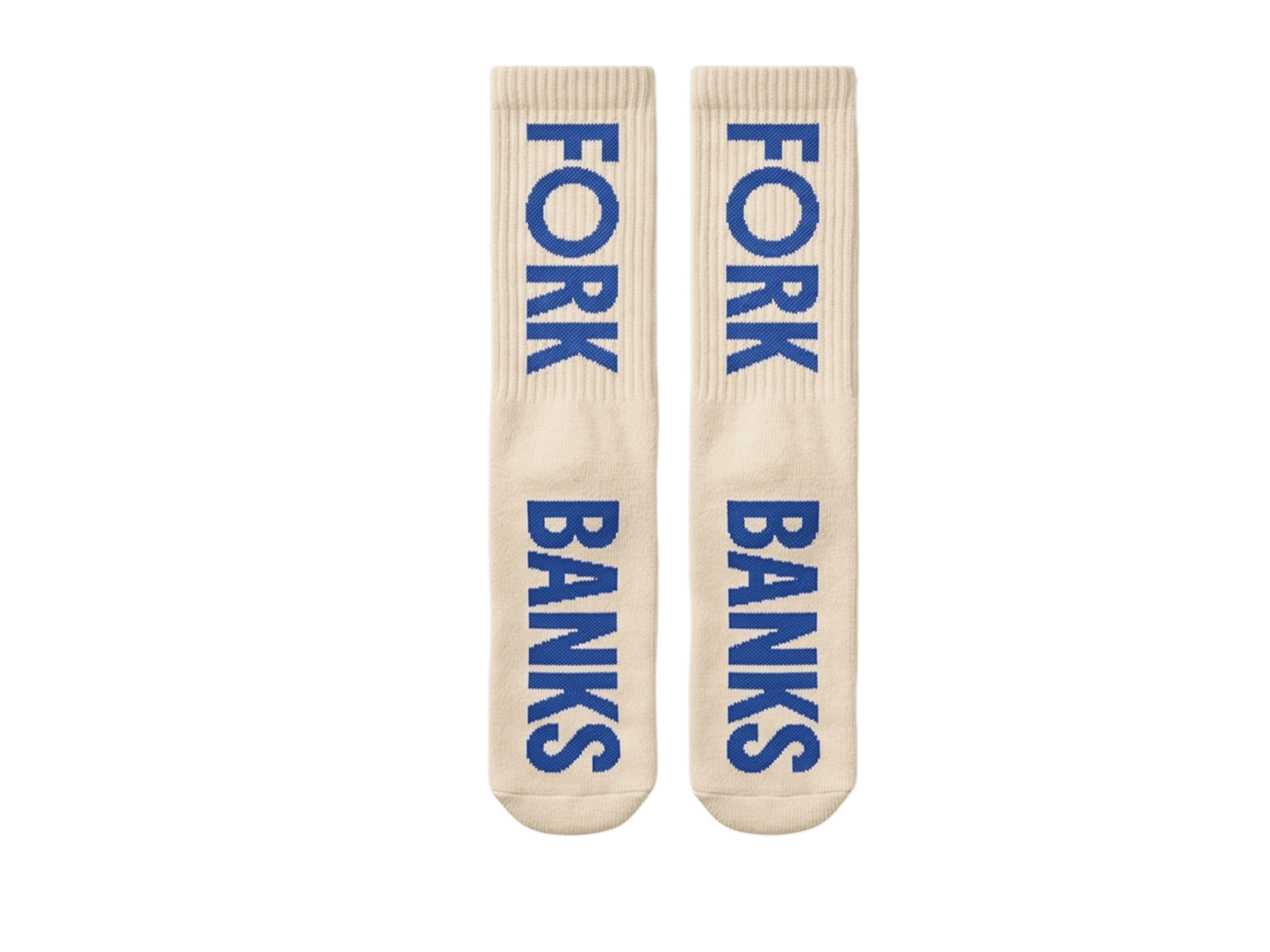 Fork Banks Socks - Cream
